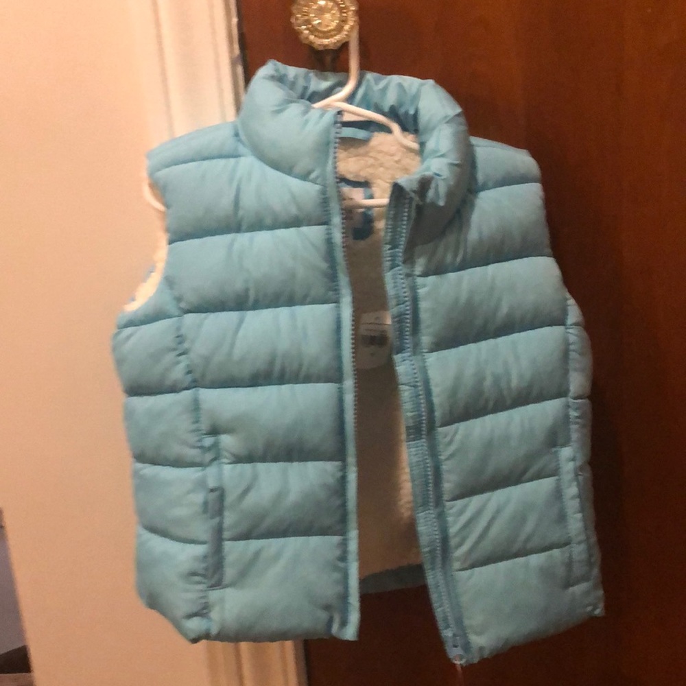 Gap Kids fleece lined vest NWT